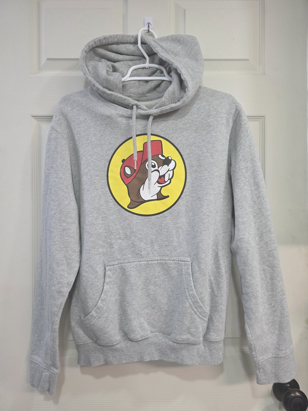 Buc-ee's Gray Logo Hooded Sweatshirt
